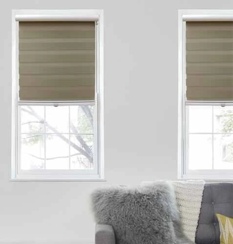 Motorized Sheer Room Darkening Shades Zebra Elegance
